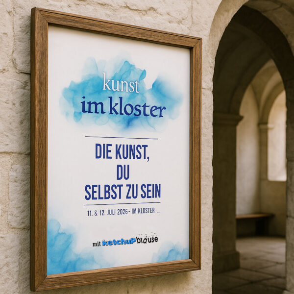 11. & 12.07.2026: Kunst im Kloster - Die Kunst, du selbst zu sein